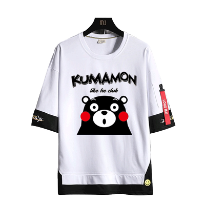 熊本熊联名t恤短袖男潮牌潮流