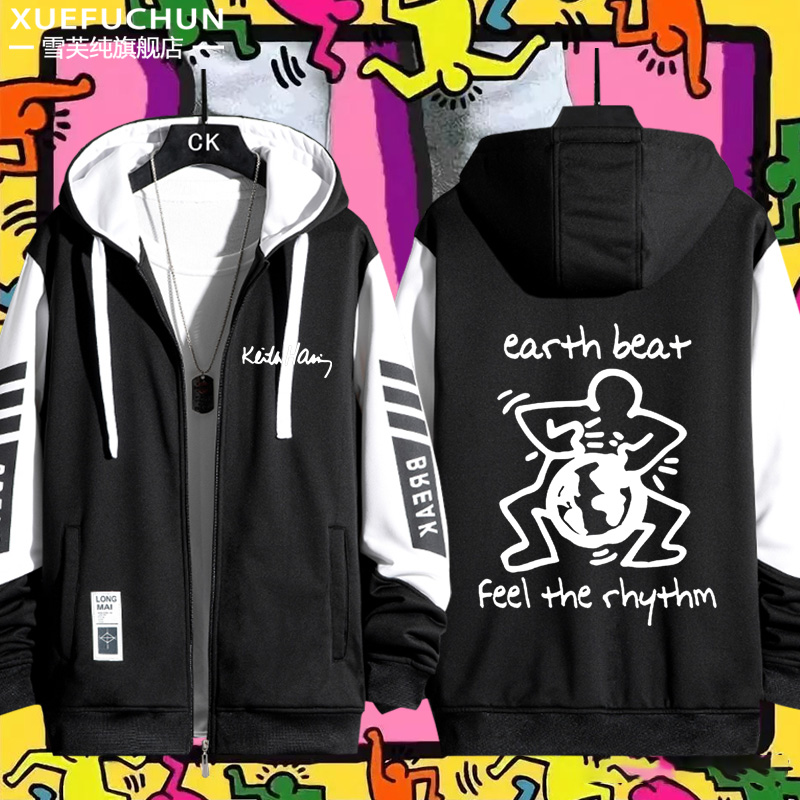 连帽秋冬开衫卫衣外套