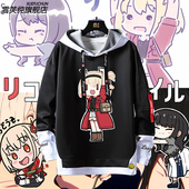 莉可丽丝动漫周边衣服锦木千束井上泷奈石蒜连帽卫衣男女休闲上衣