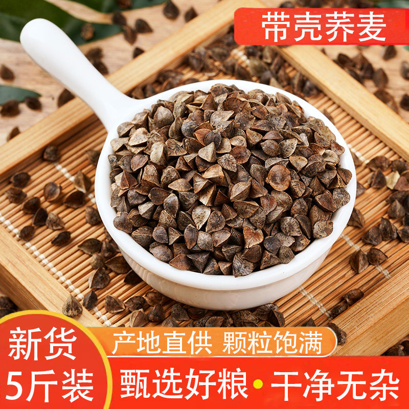 带壳荞麦农家自产5斤新货鸽子粮带壳仓鼠鸟粮鹦鹉鸟食米鸽子食