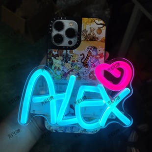 杜德伟演唱会粉丝应援led发光手举牌 生日班级霓虹灯ins灯牌定制