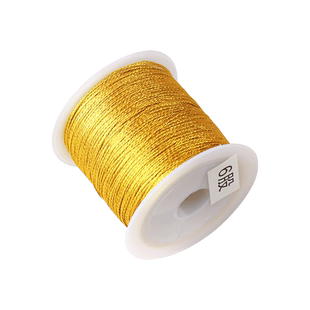 金线金丝线金银股线DIY手工编织手链金扫材料把流苏绕线编织红绳