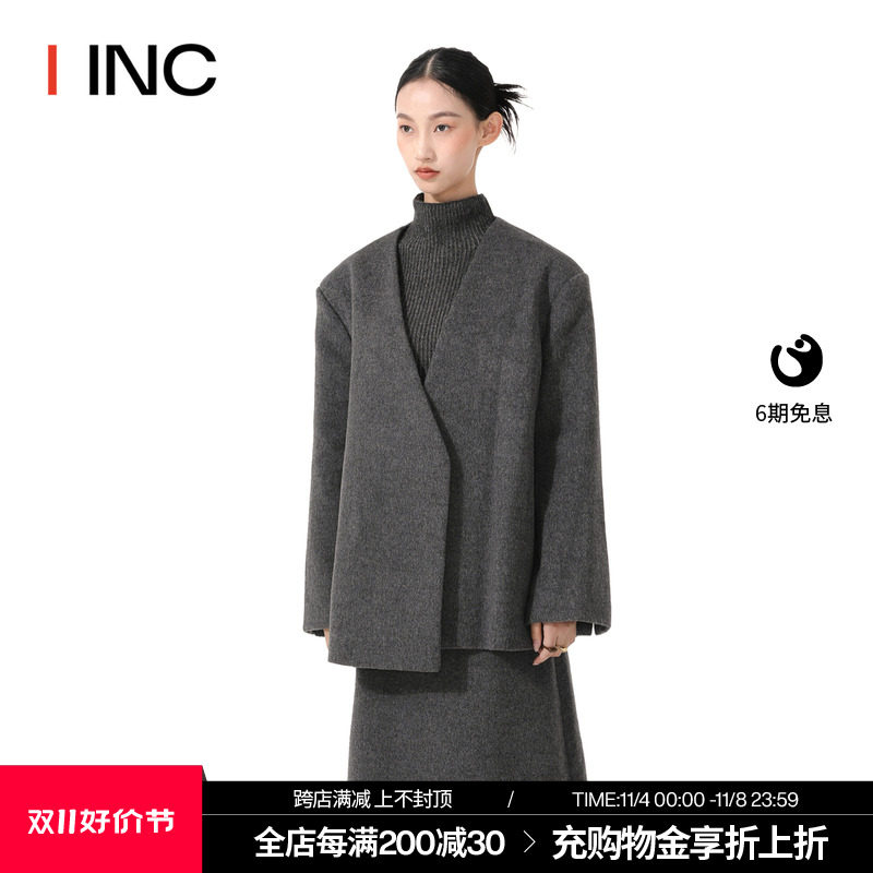 【RUOHAN X ERDOS设计师品牌】IINC 23AW新款秋冬V领短款大衣外套怎么看?
