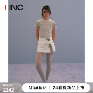 24SS春夏缎面设计感玫瑰花束短裙半身裙女 IINC 设计师 MARCHEN