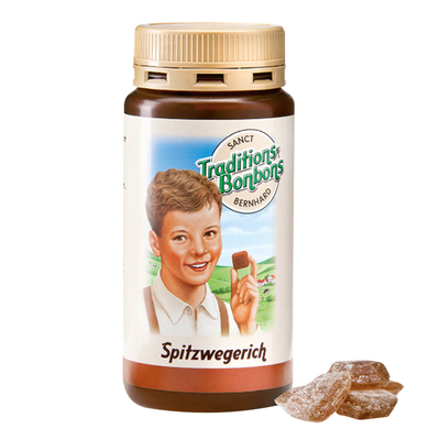 保税仓正品现货Sanct Bernhard车前草苔藓提前物传统润喉糖果170g