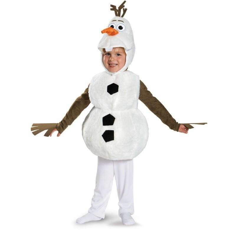 迪士尼雪宝衣服Frozen Olaf Costume圣诞节儿童服装男女孩演出服