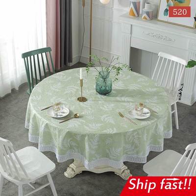 220cm PVC round table cloth cover tablecloth plastic large