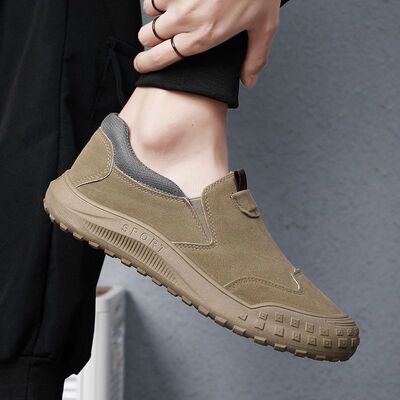 回力厚底劳保鞋男透气防臭休闲皮鞋工作防滑耐磨男款男鞋清仓2026