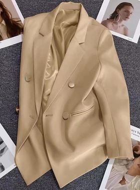 2024spring women fashion candy color blazers jackets suits女