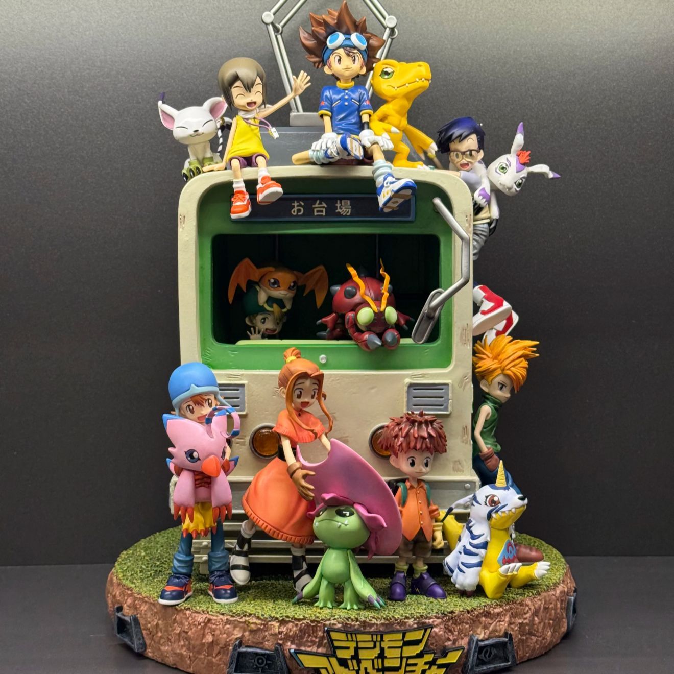 【现货秒发】数码宝贝经典 最初的记忆全家福手办动漫模型摆件