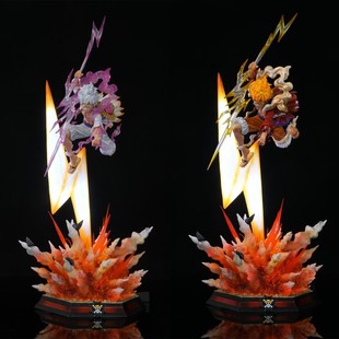 五档路飞太阳神gk 尼卡 超大发光手办模型摆件 MJ闪电爆炸 海贼王