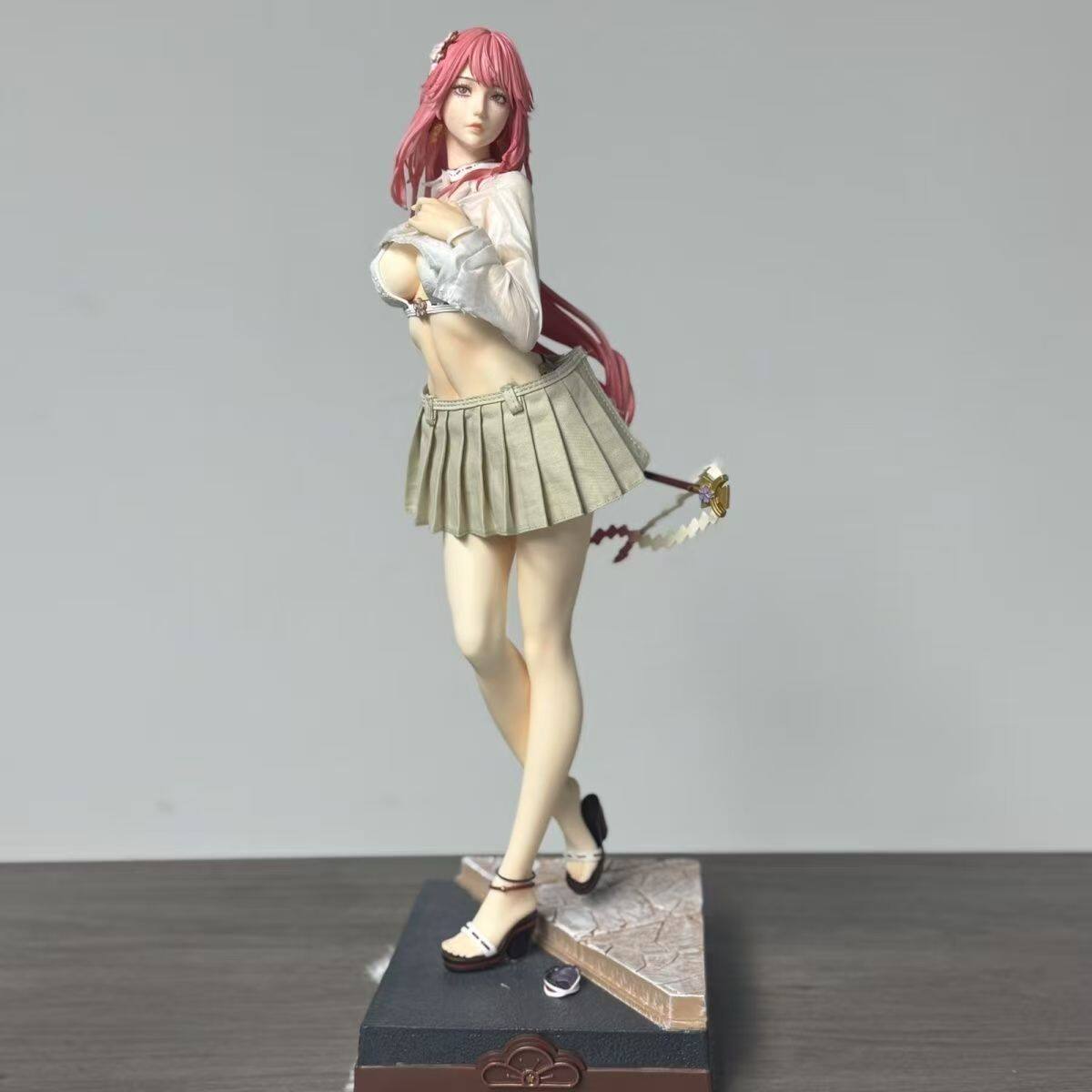 新款jk泳装八重大促神子手办 50cm 二次元美少女性感手办桌面摆件