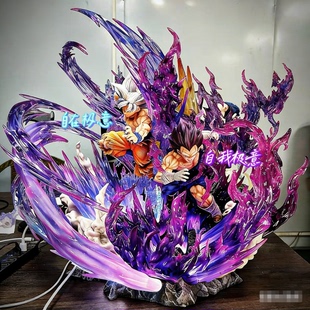 手办盲盒七龙珠孙悟空贝吉塔悟饭超级赛亚人动漫模型玩具摆件礼物