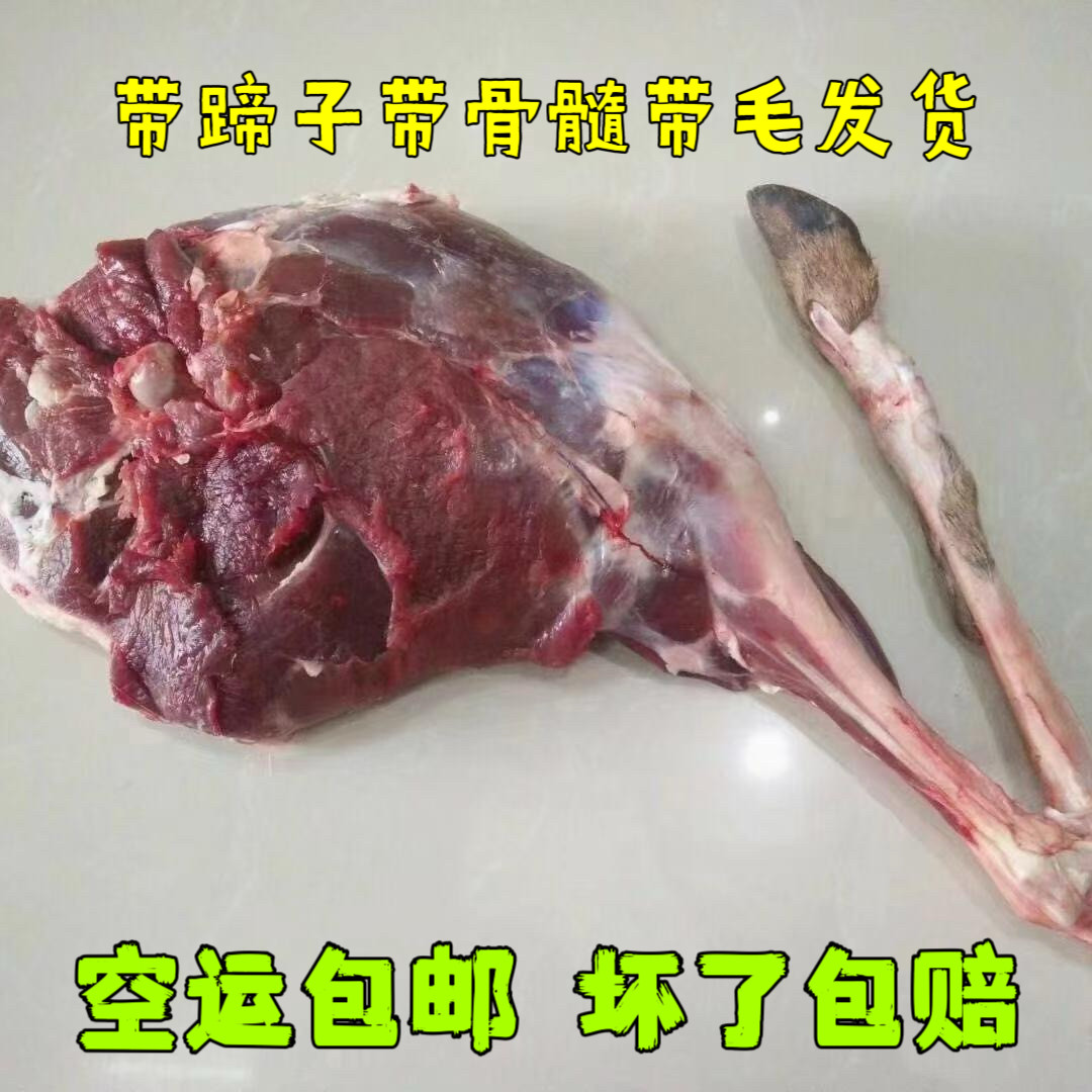 东北吉林鹿腿梅花鹿腿鹿腿整只新鲜现杀整腿腿肉鹿排空运包邮送礼