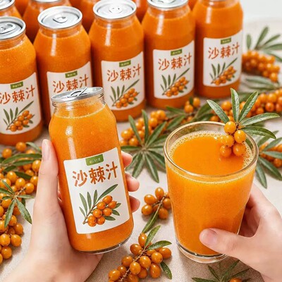 沙棘汁饮料350ml*24瓶整箱酸甜