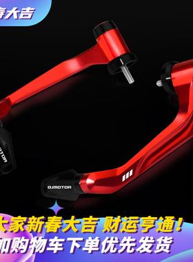 钱江QJ赛600 350 250改装牛角护手装饰配件追600防摔护弓手把保护