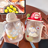 吸管杯大容量夏季 可爱高颜值吨吨桶双饮口耐高温大肚吨吨水壶学生