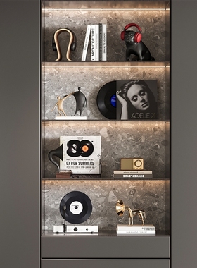 高级感创意复古音乐主题装饰品