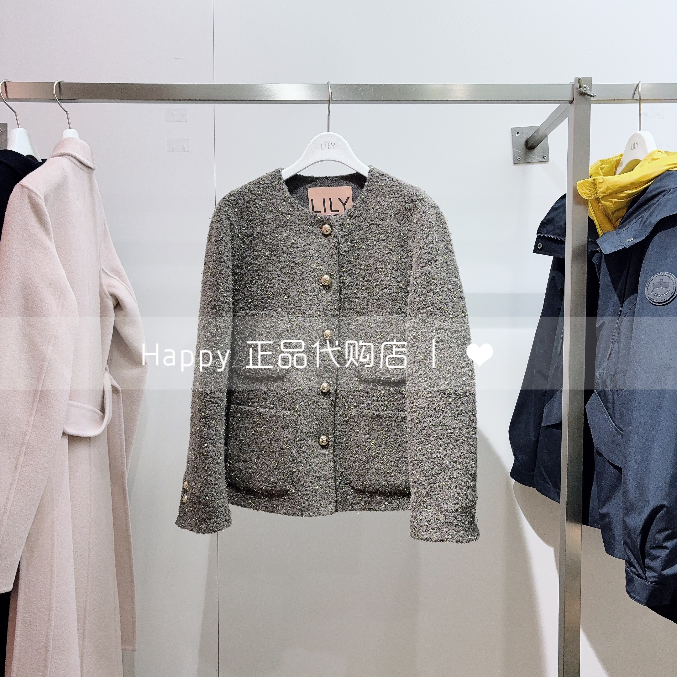 25年冬新款小香风式呢外套