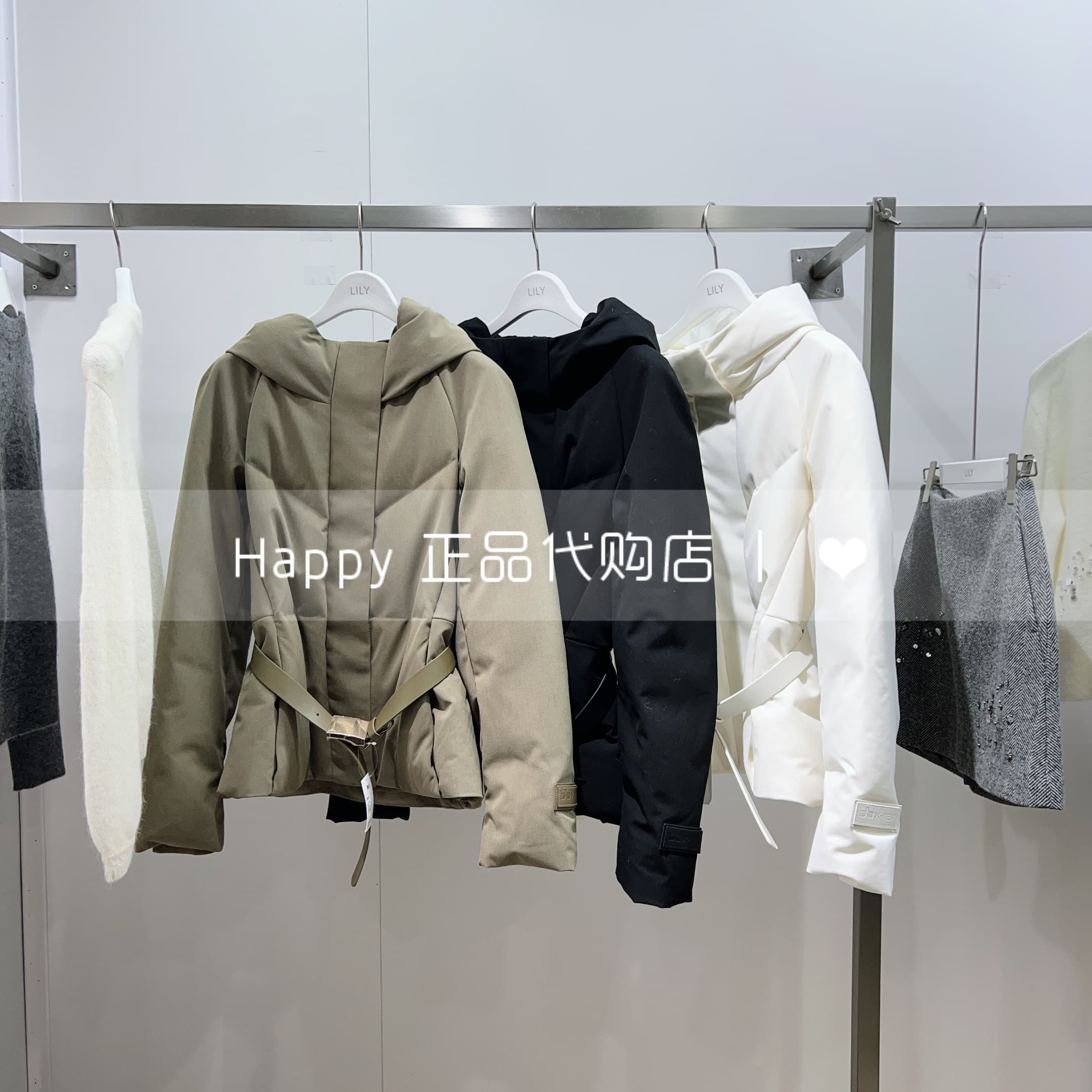 25年冬新款LILY丽丽国内代购 125430DD212常规款收腰 鹅绒 羽绒服