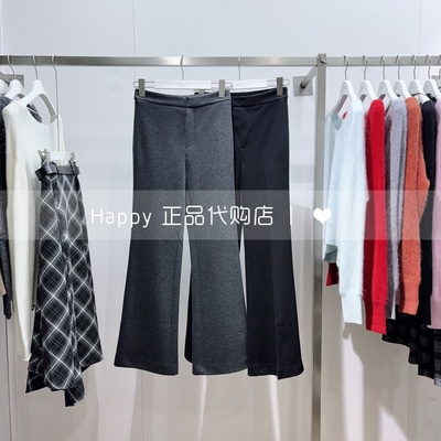 LILY丽丽微喇加绒休闲长裤