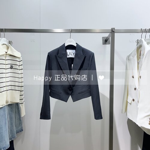 26年春新款丽丽一粒扣短款西装