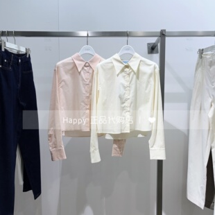 126150C4137纯棉胸前刺绣直筒衬衫 26年春新款 LILY丽丽国内代购