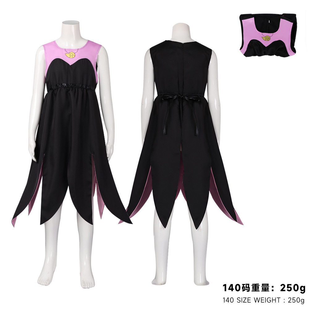 跨境新款海妖章鱼cos八脚章鱼儿童连衣裙cosplay漫展万圣节服装