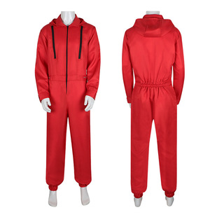 万圣节纸钞屋cos服达利工装连体衣纸房子电影同款韩版cosplay服装