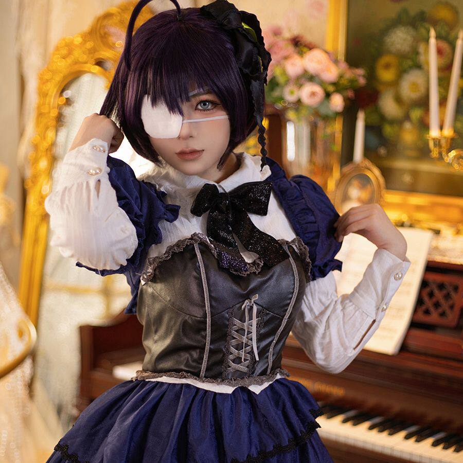 cos中二病也要谈恋爱小鸟游六花打歌服洋装洛丽塔cosplay