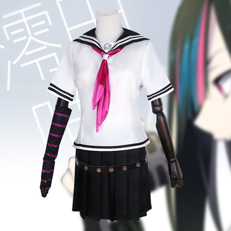 弹丸论破轮舞2澪田唯吹cos服日本学校jk水手服制服cosplay服装