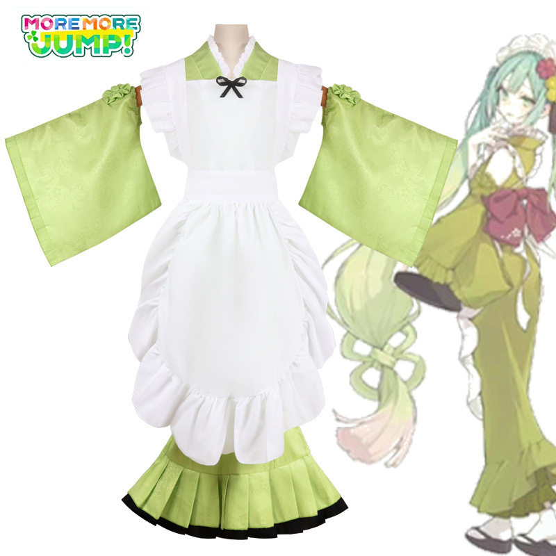 初未来抹茶芭菲cos服mi抹茶初音cosplay女装二次元服未来套装