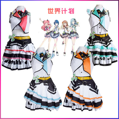 世界计划cosPJSKMOREMOREJUMP桐谷遥桃井爱莉cosplay服现货