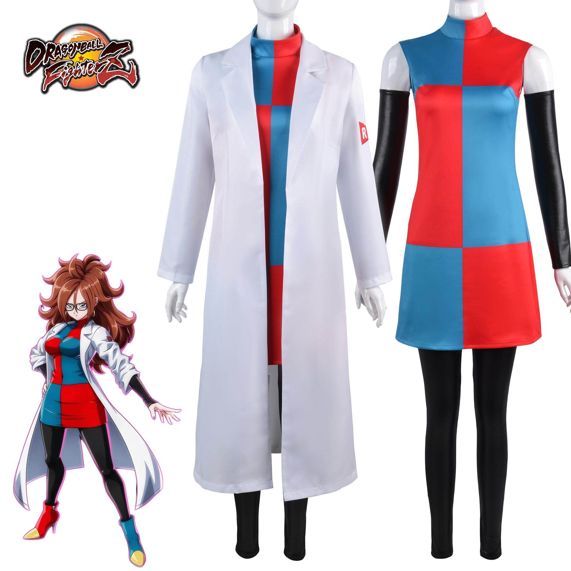 北水商贸cos万代魂限定shf七龙珠z斗士人造人21号白衣女博士