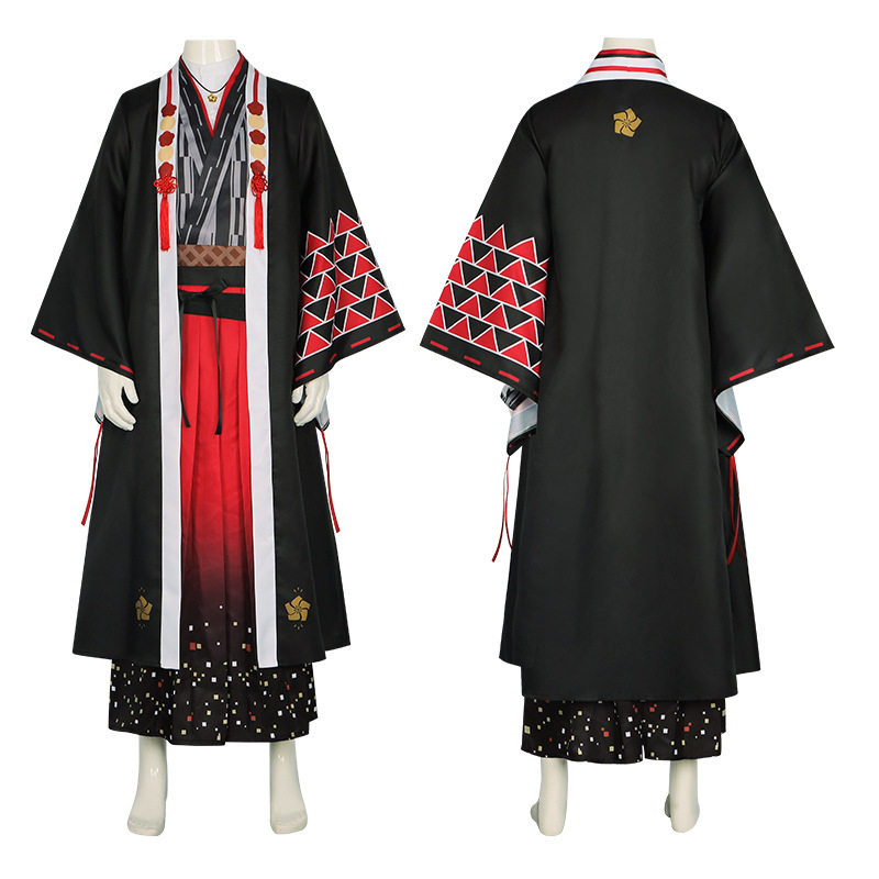 虚拟主播cos服vtuber弦月藤士郎cos二次元动漫服饰cosplay表演服