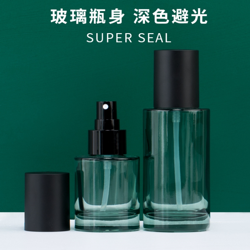 避光玻璃喷雾瓶乳液按压瓶精油滴管瓶油泵瓶护肤品分装小瓶子便携