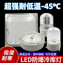 冷库led专用灯防冻抗低温led灯库房仓库防虫灯卫生间浴池室防水灯