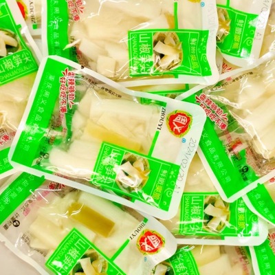 周义山椒笋尖脆笋重庆特产小包装学生宿舍办公室休闲小零食下饭菜