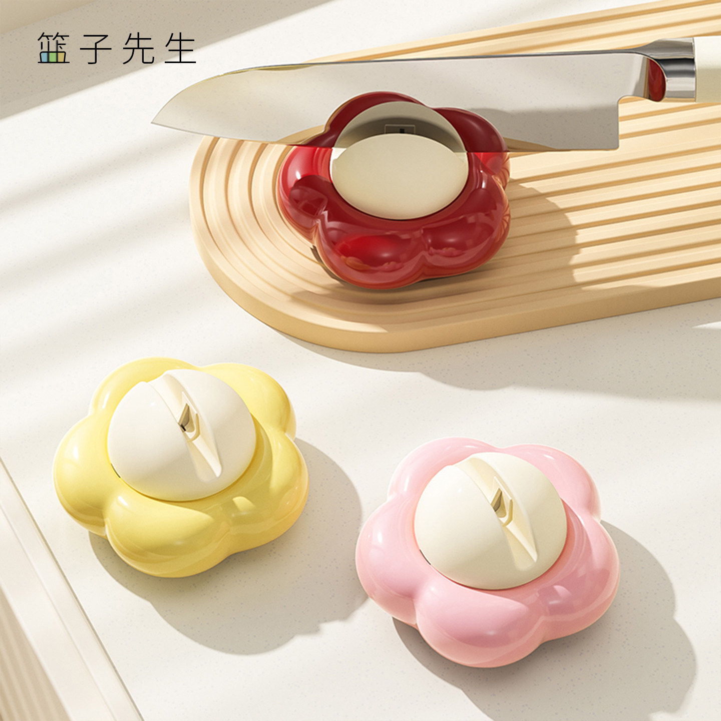 吸盘磨刀石快速磨菜刀剪刀神器图片