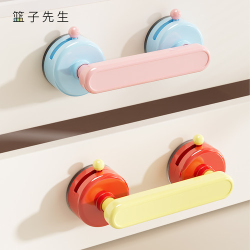 吸盘门把手免打孔移门拉手