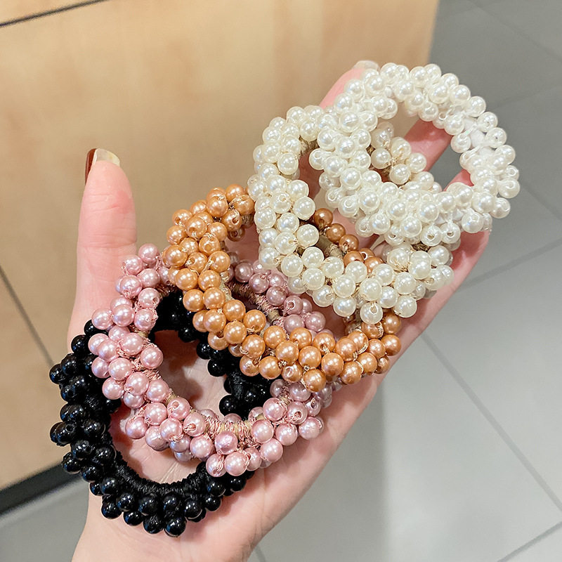 发绳橡皮筋珍珠两用头饰品送朋友