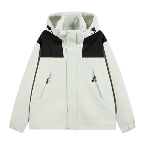 户外夹克男女款外套2024春秋季休闲防风防水连帽登山服情侣夹克