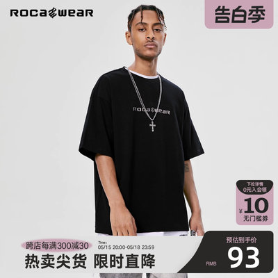 夏季短袖项链Rocawear嘻哈