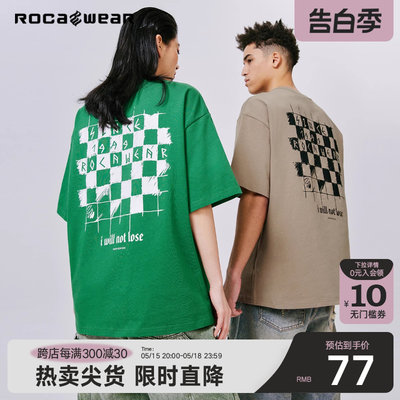 Rocawear夏季潮牌短袖t恤