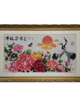 十字绣裱框挂墙装裱实木刺绣框