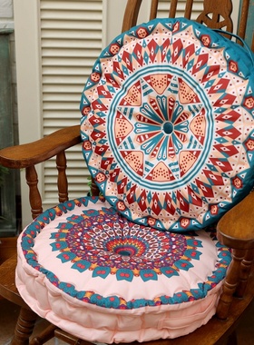 布艺蒲团打坐地垫榻榻米摆件客厅