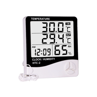 电子温湿度计家用室内外双温显示高精度温度计婴儿房室温带探头线