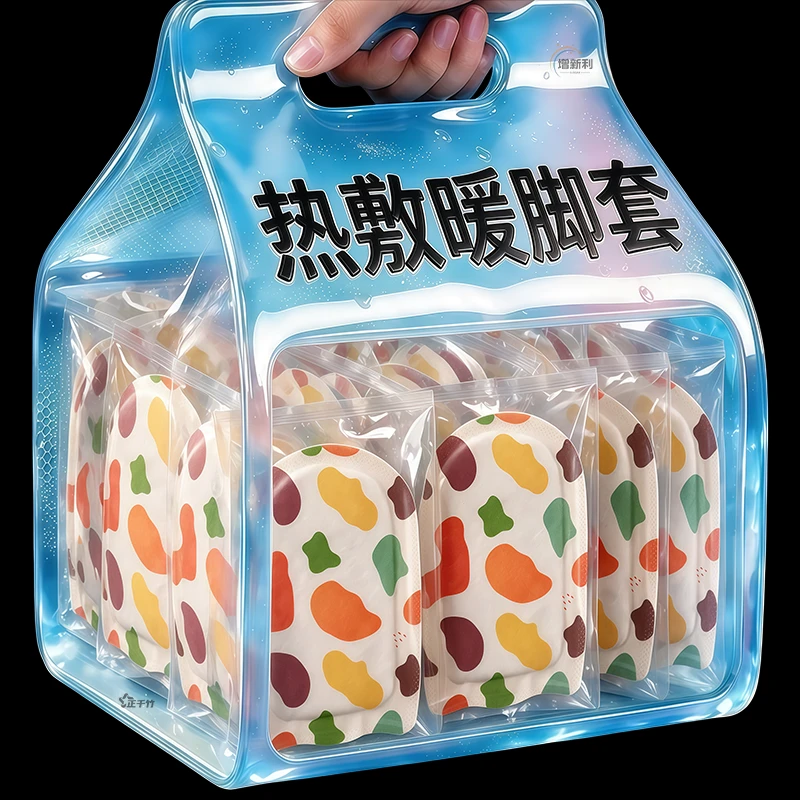 穿戴式发热脚套热敷暖足持久