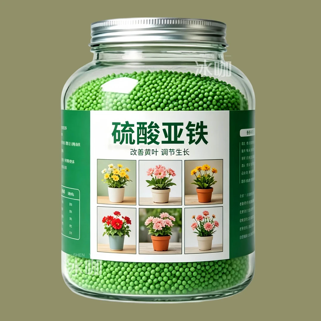 硫酸亚铁花肥水溶肥料喜酸栀子花茶花杜鹃花桂花家用肥营养液土壤