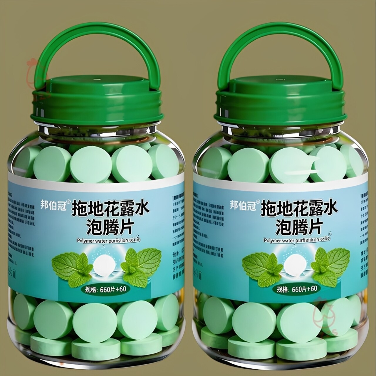 拖地花露水高浓缩泡腾片花露水片家用清洗蚊子去味拖地香水拖驱虫